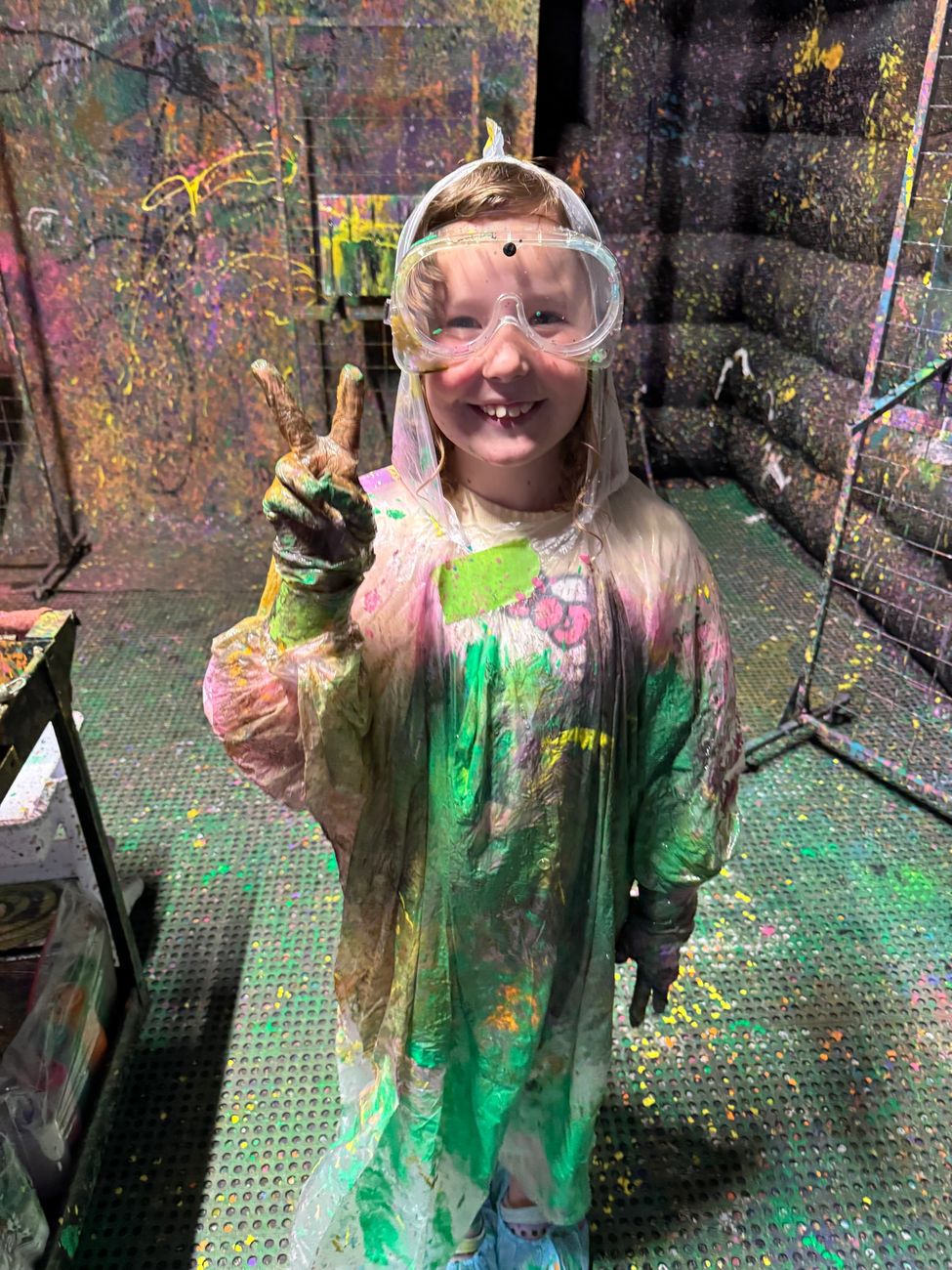 A colorful painting adventure