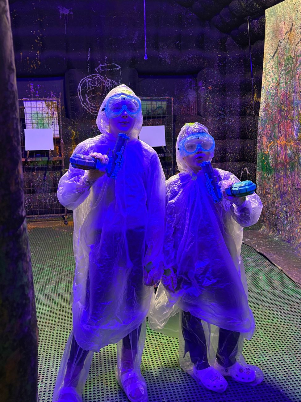 A glow-room outing together